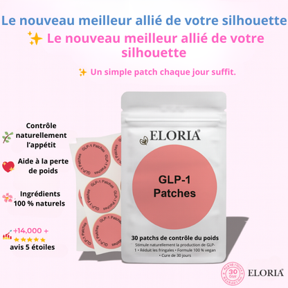 Eloria™ GLP-1 Patch I Perte de poids naturelle